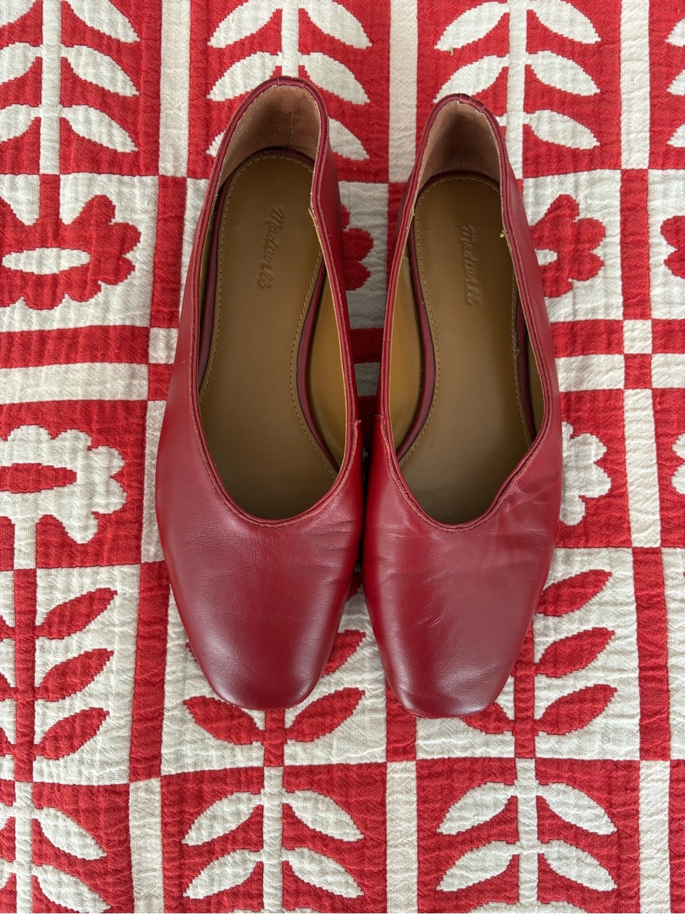 Madewell leather ballet flats